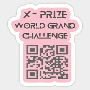 X- Prize World Grand Challenge Sticker